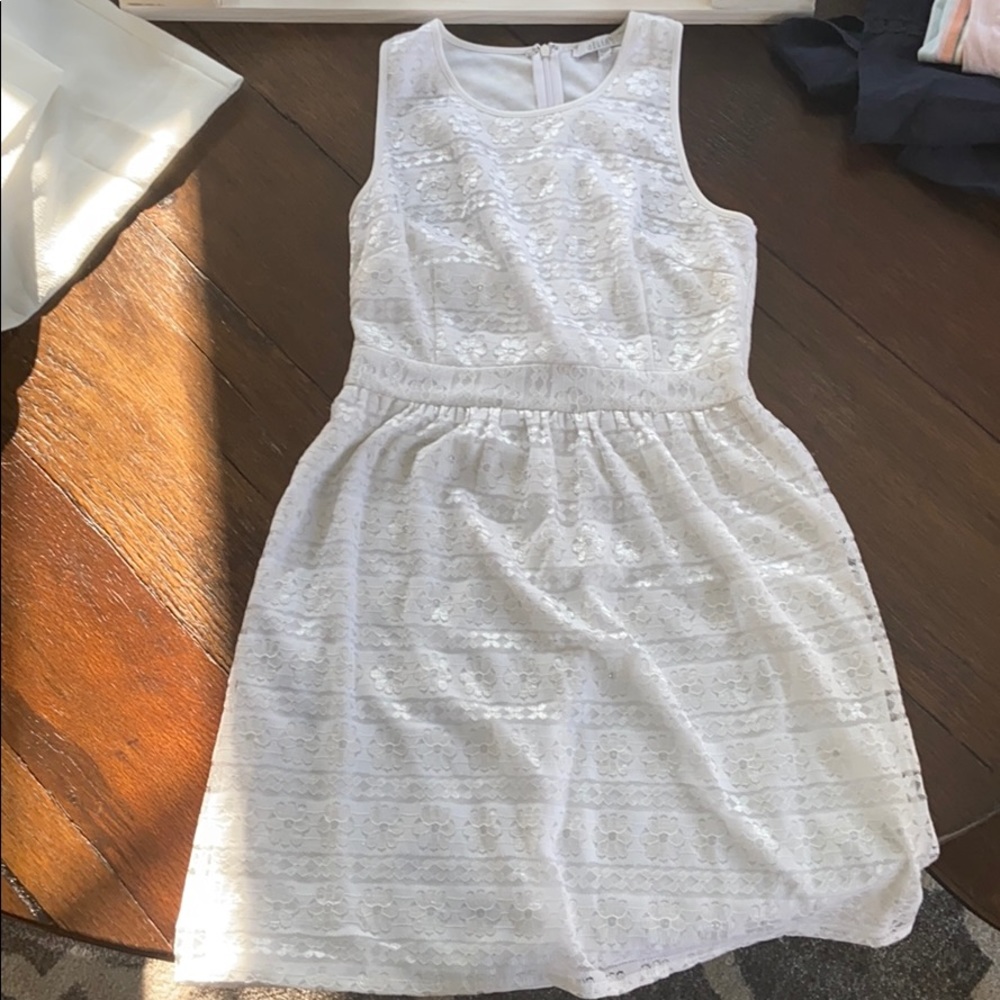 White lace dress